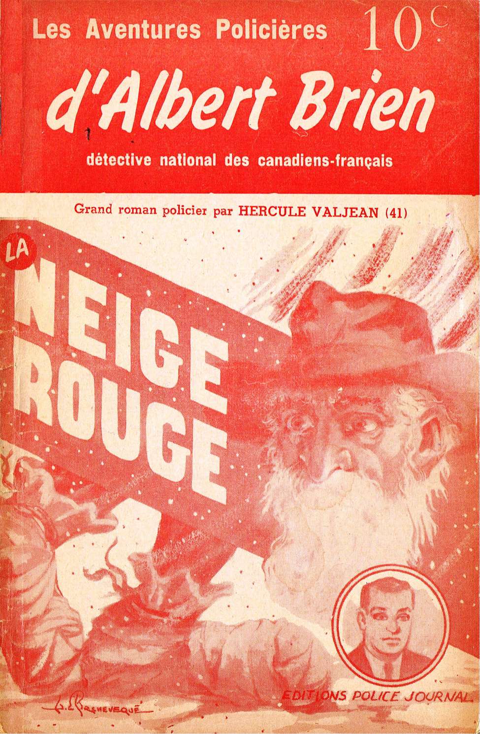 Book Cover For Albert Brien v2 41 - La neige rouge