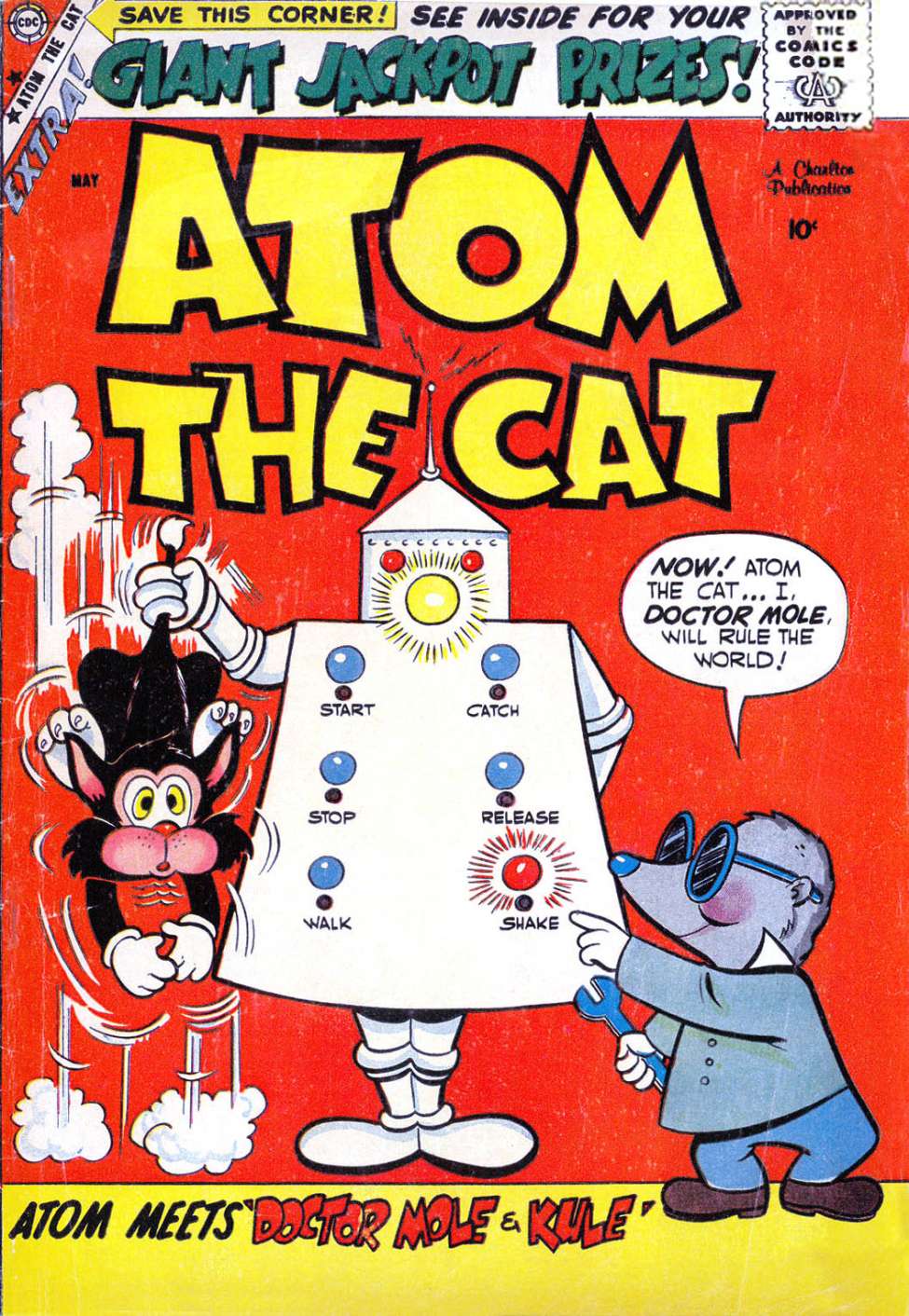 Book Cover For Atom the Cat 16 - Version 1