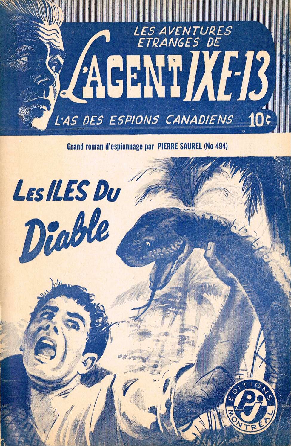 Book Cover For L'Agent IXE-13 v2 494 - Les îles du diable
