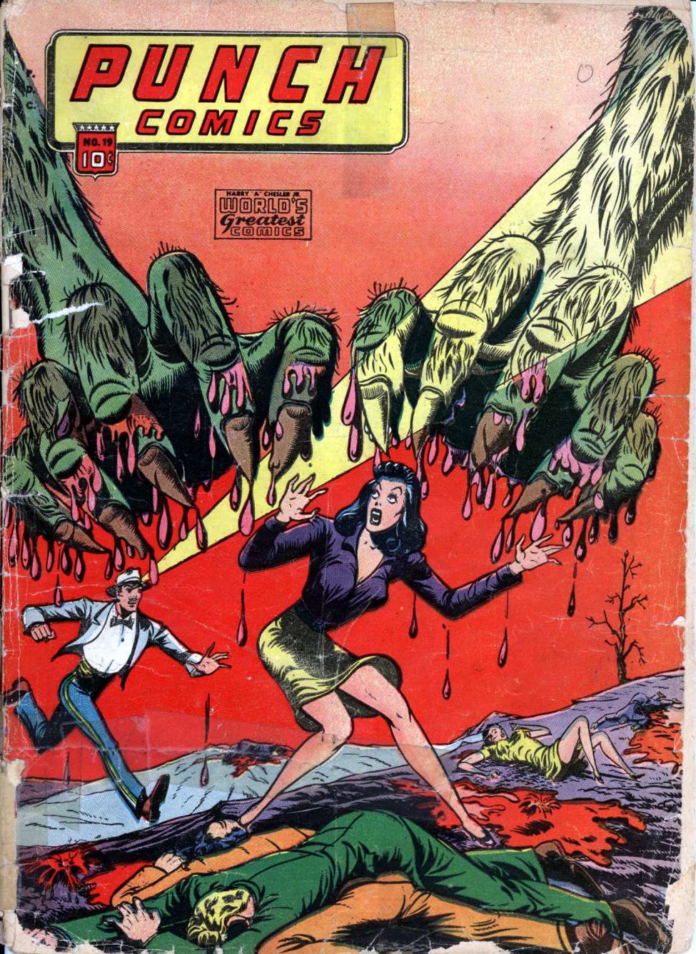 Comic Book Cover For Punch Comics 19
