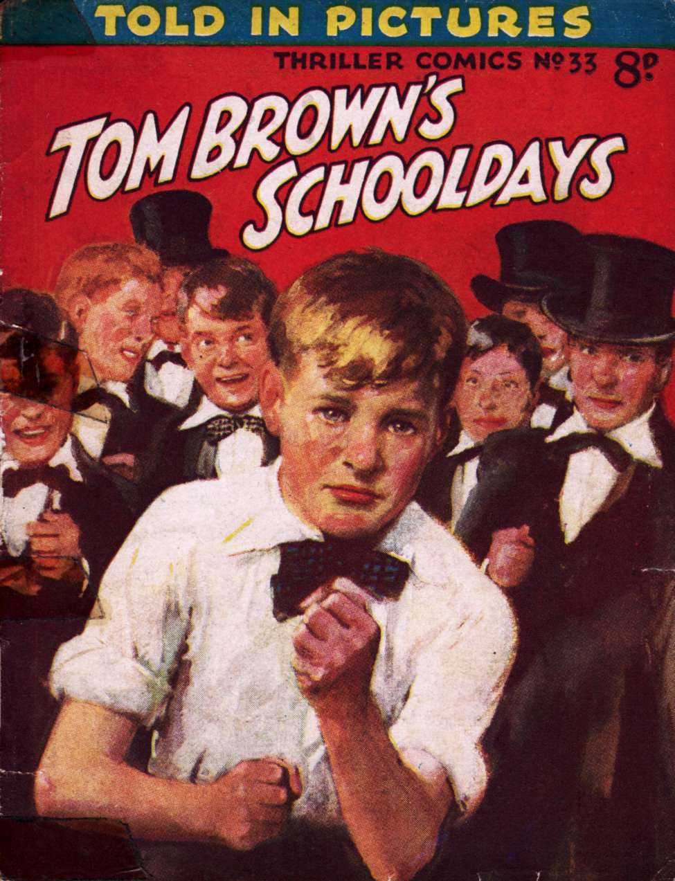 Comic Book Cover For Thriller Comics 33 - Tom Brown's Schooldays