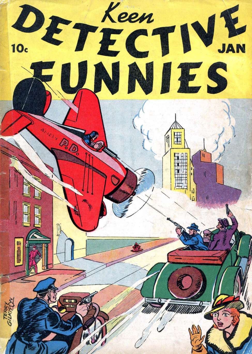 Book Cover For Keen Detective Funnies 5 v2 1