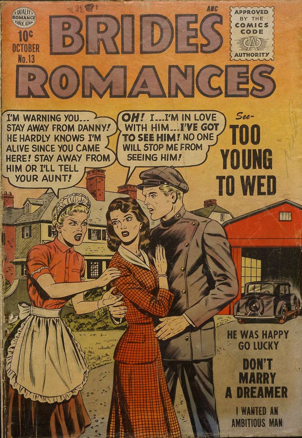 Comic Book Cover For Brides Romances 13 - Version 2