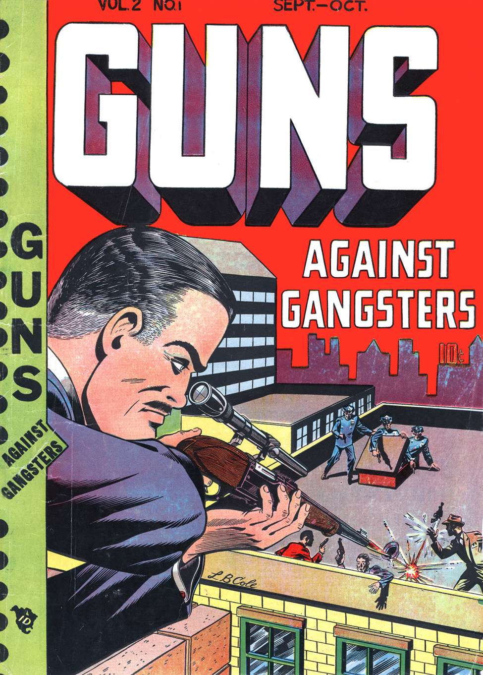 Comic Book Cover For Guns Against Gangsters 7 (v2 1)