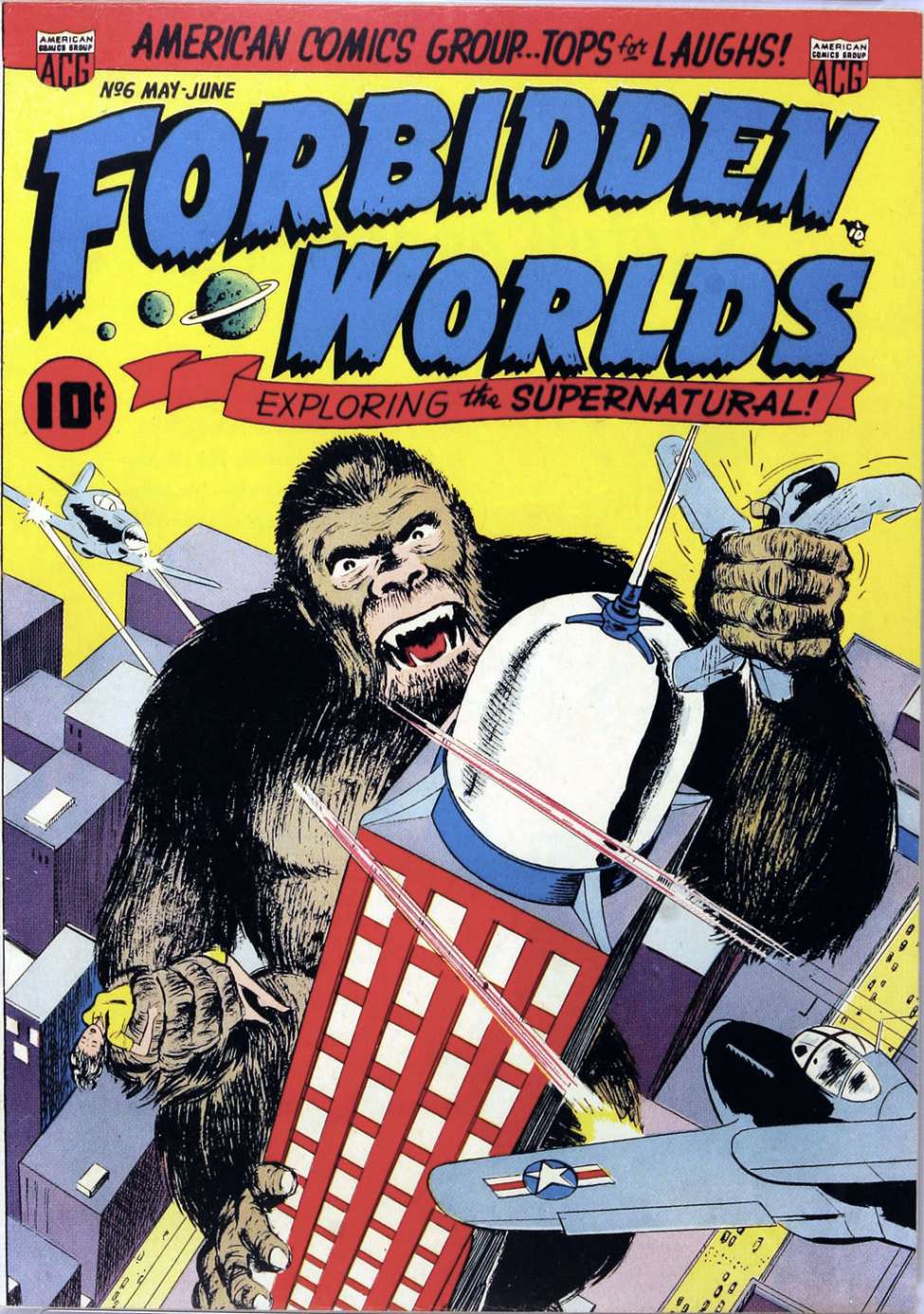 Comic Book Cover For Forbidden Worlds 6