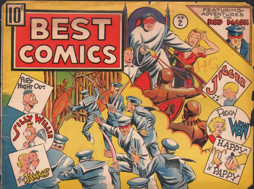 Comic Book Cover For Best Comics 2
