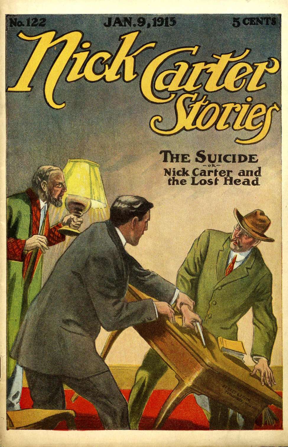 Book Cover For Nick Carter Stories 122 - The Suicide