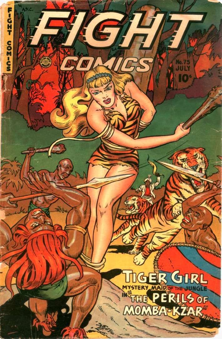 Book Cover For Fight Comics 75