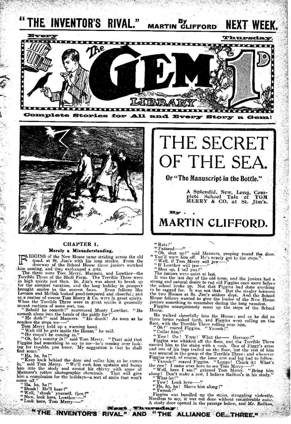 Book Cover For The Gem v2 181 - The Secret of the Sea