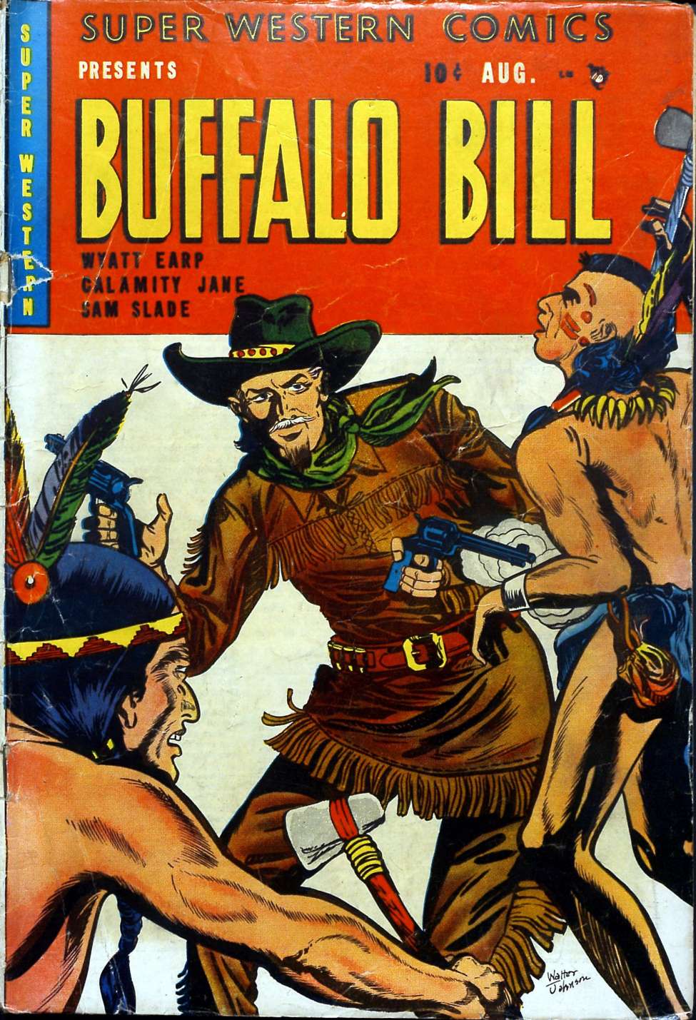 Comic Book Cover For Super Western 1