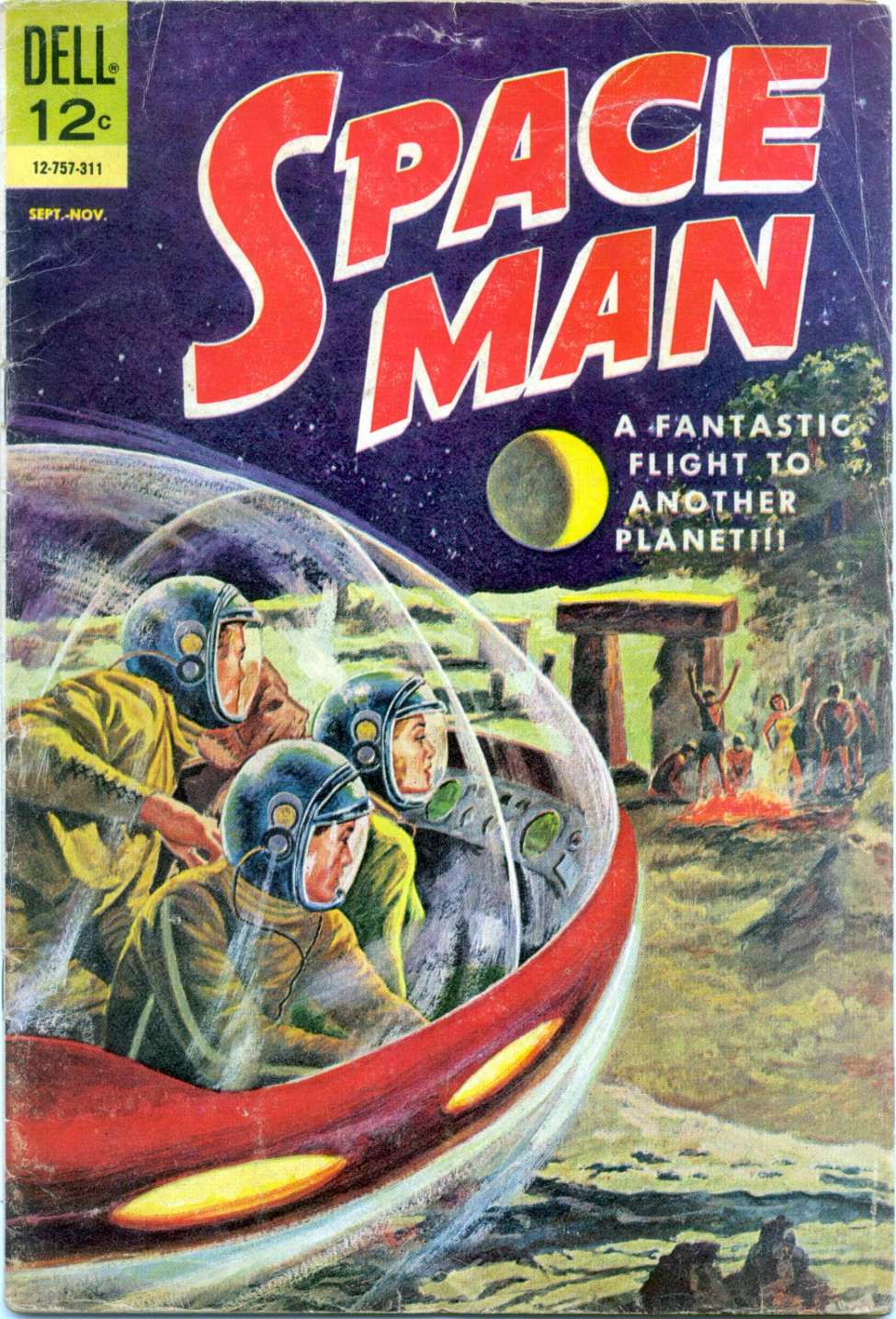 Comic Book Cover For Space Man 6