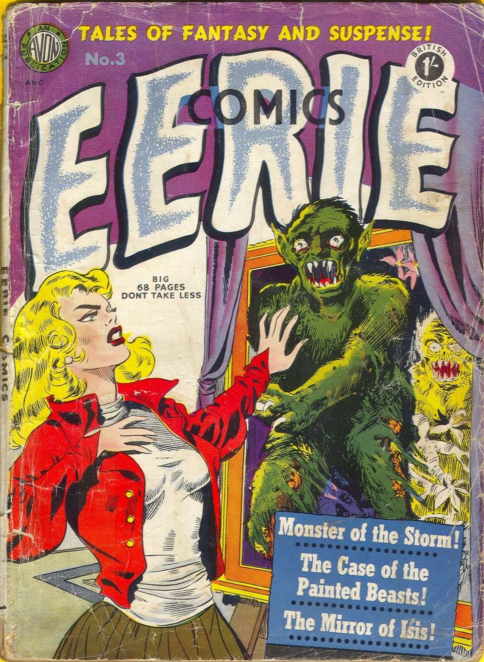Comic Book Cover For Eerie 3