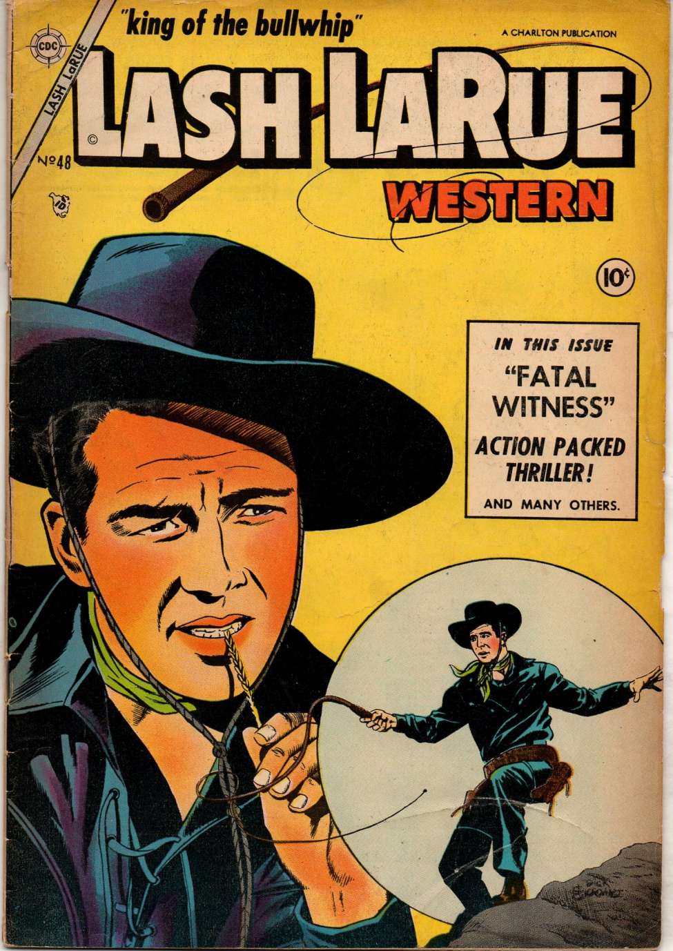 Comic Book Cover For Lash LaRue Western 48