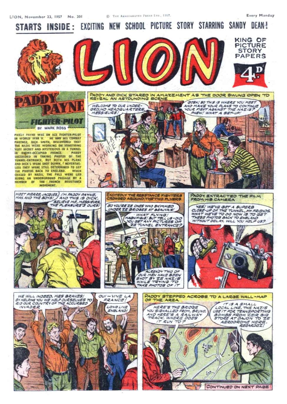 Comic Book Cover For Lion 301