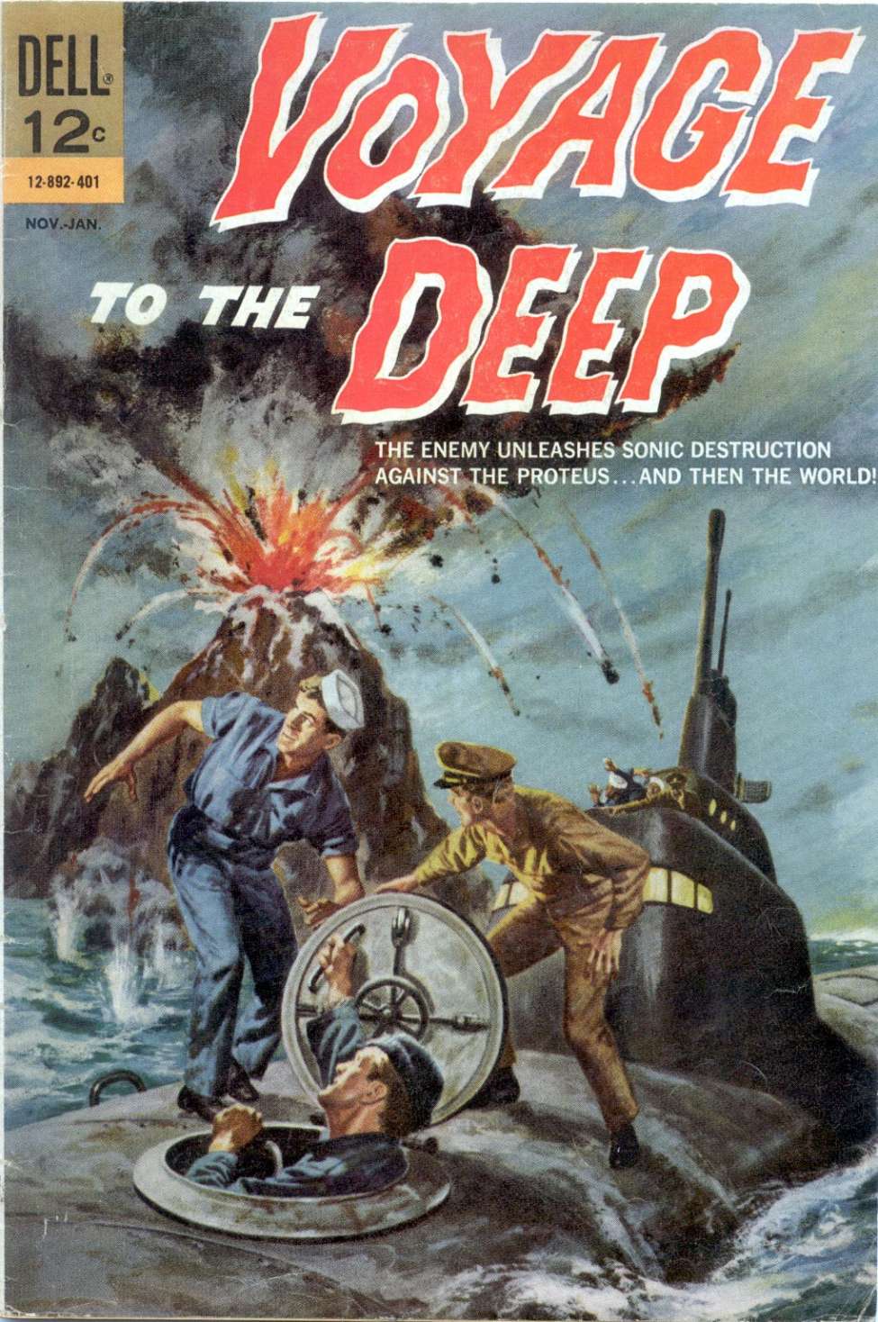 Comic Book Cover For Voyage to the Deep 4