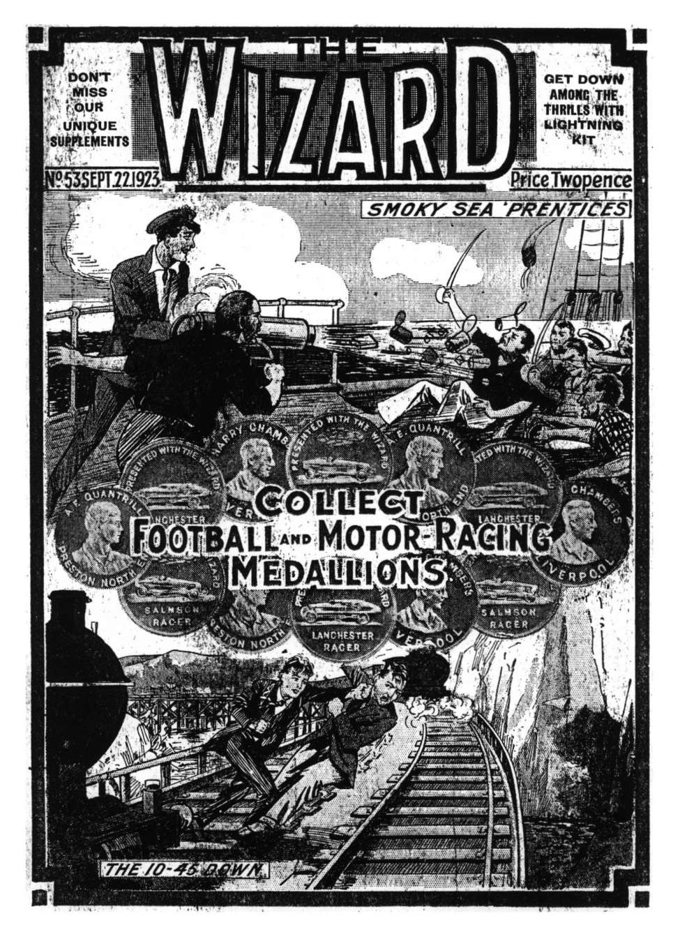Comic Book Cover For The Wizard 53