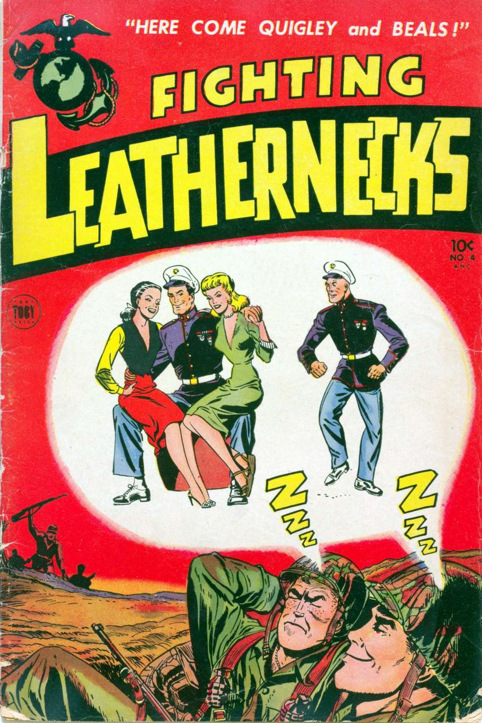 Comic Book Cover For Fighting Leathernecks 4 (alt) - Version 2