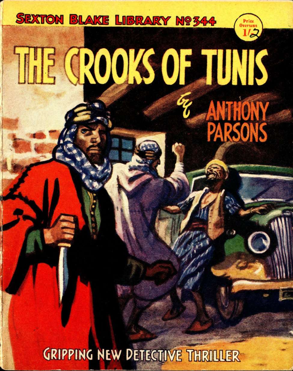 Comic Book Cover For Sexton Blake Library S3 344 - The Crooks of Tunis