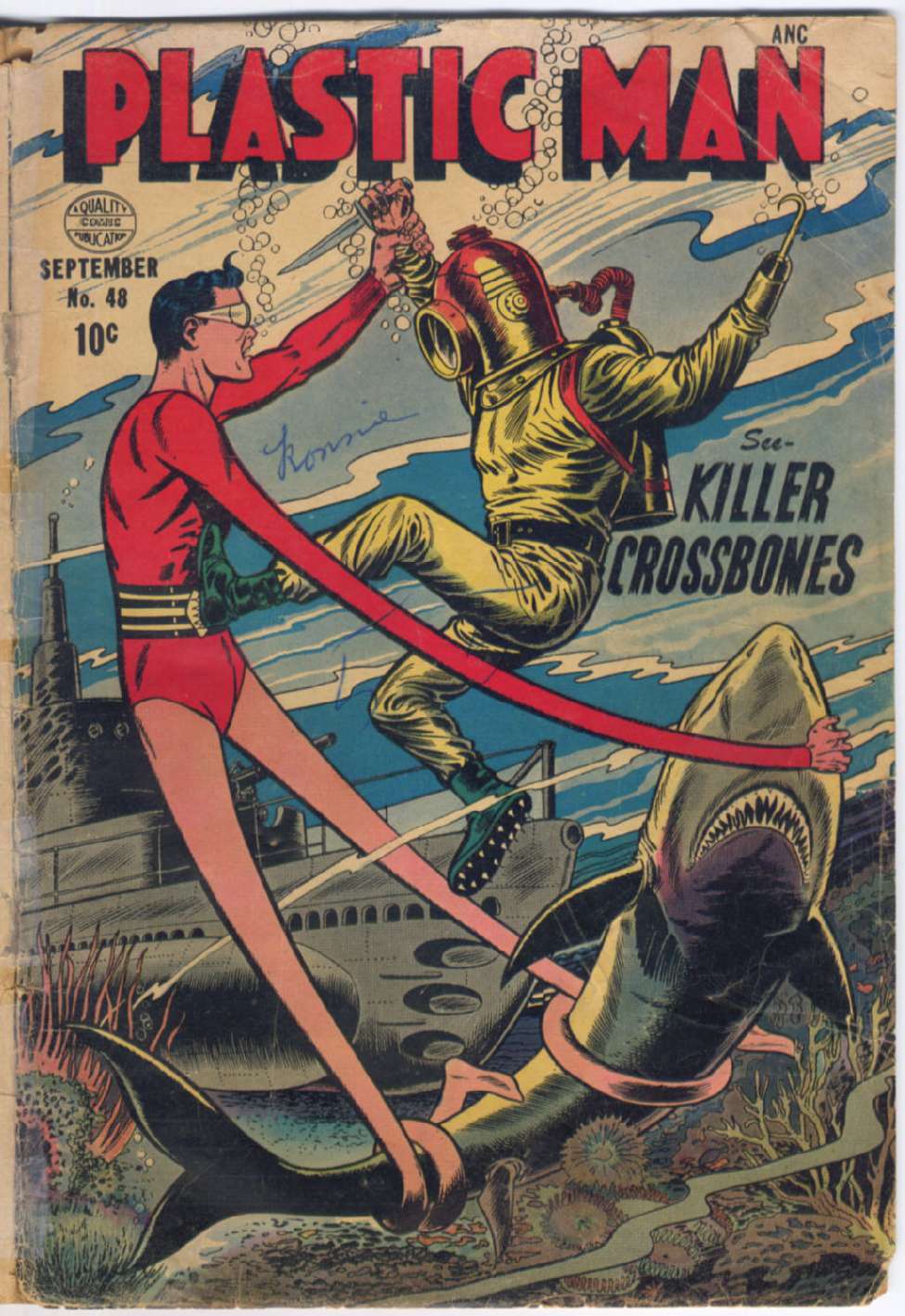 Comic Book Cover For Plastic Man 48