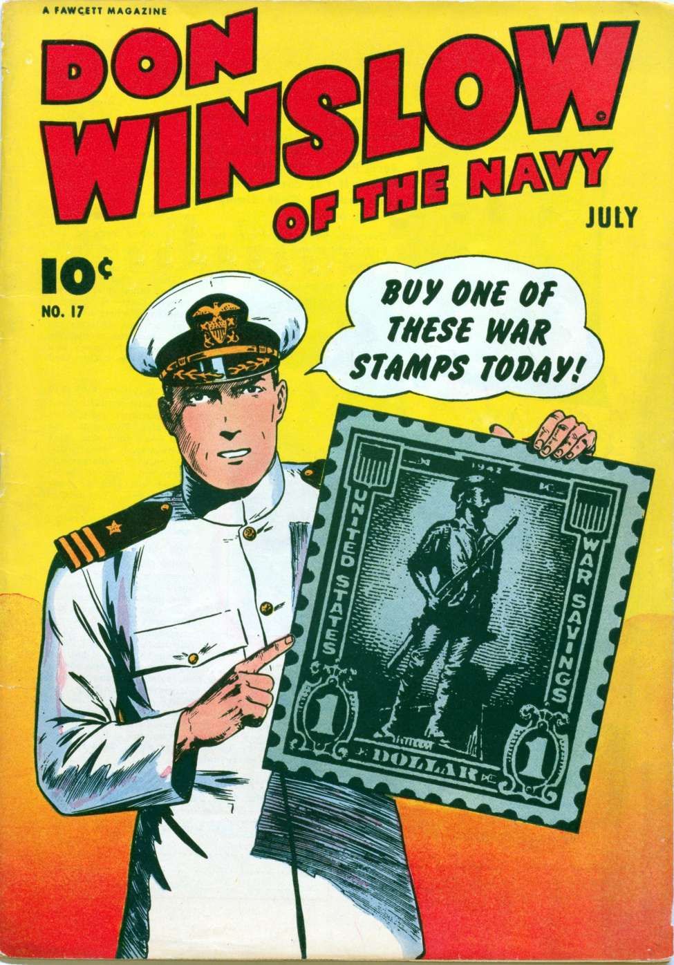 Comic Book Cover For Don Winslow of the Navy 17