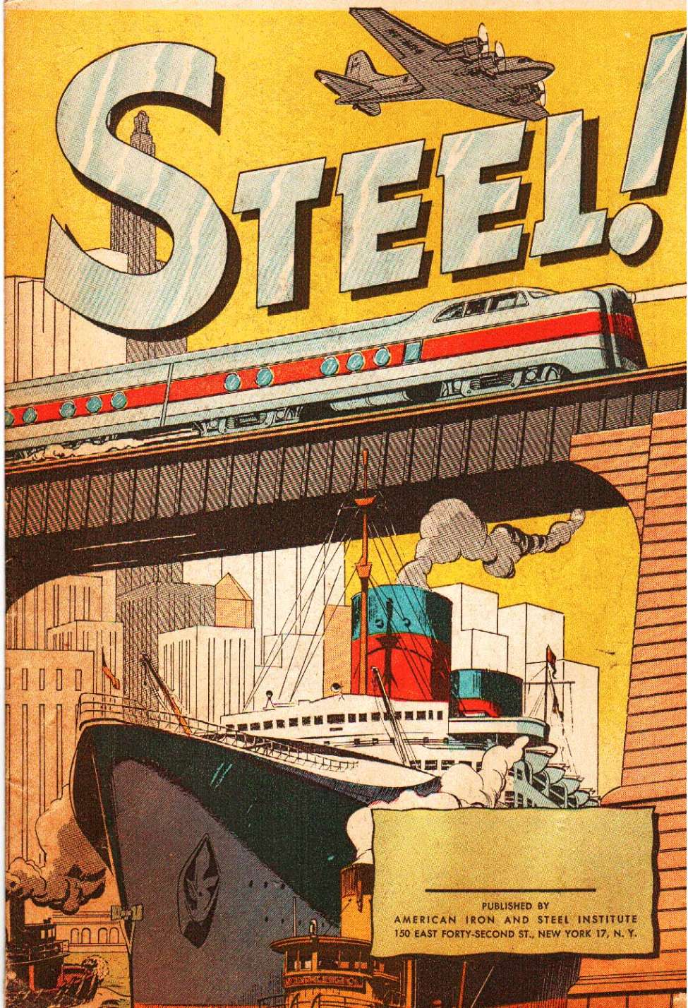 Comic Book Cover For Steel!