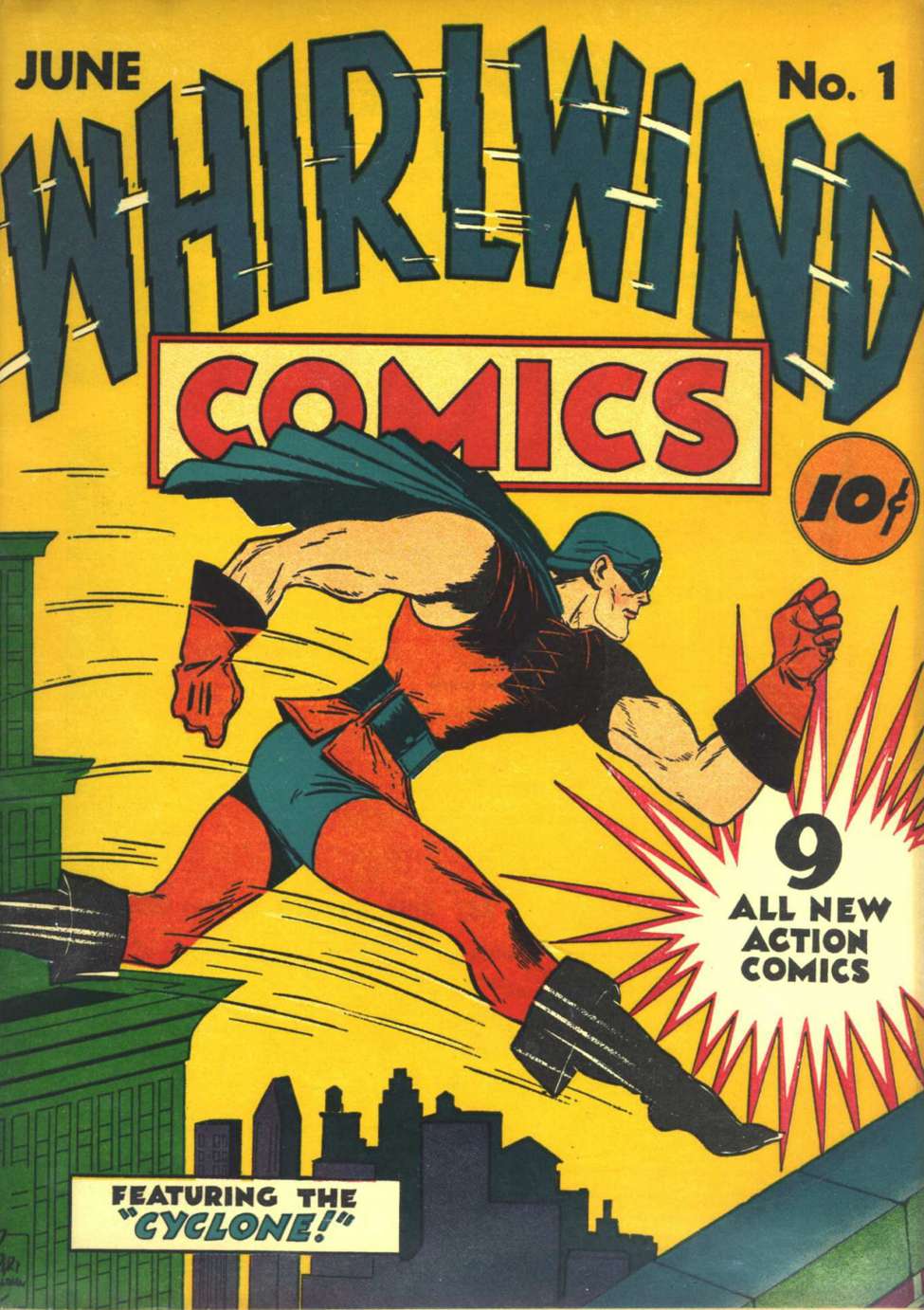 Book Cover For Whirlwind Comics 1 - Version 2