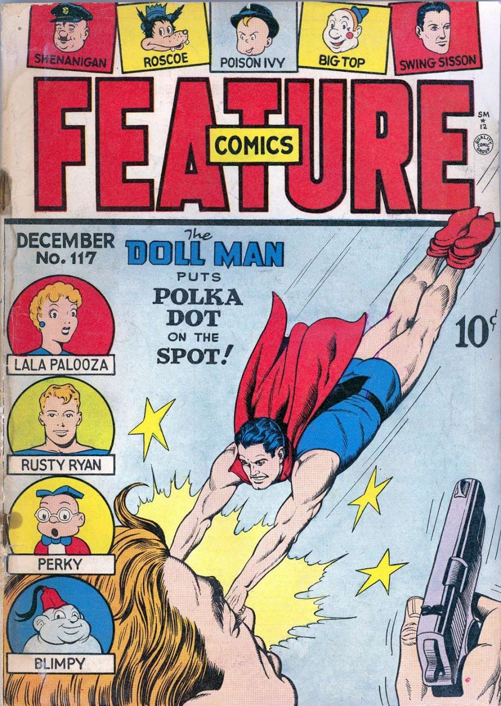 Comic Book Cover For Feature Comics 117