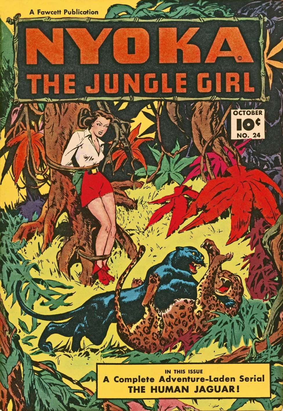 Comic Book Cover For Nyoka the Jungle Girl 24 - Version 2