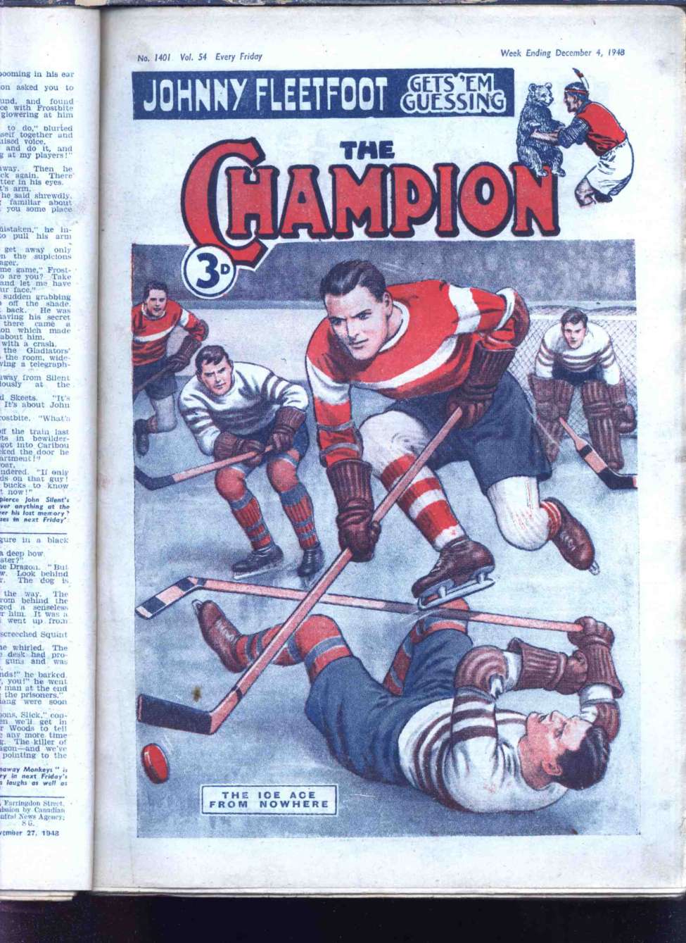 Comic Book Cover For The Champion 1401