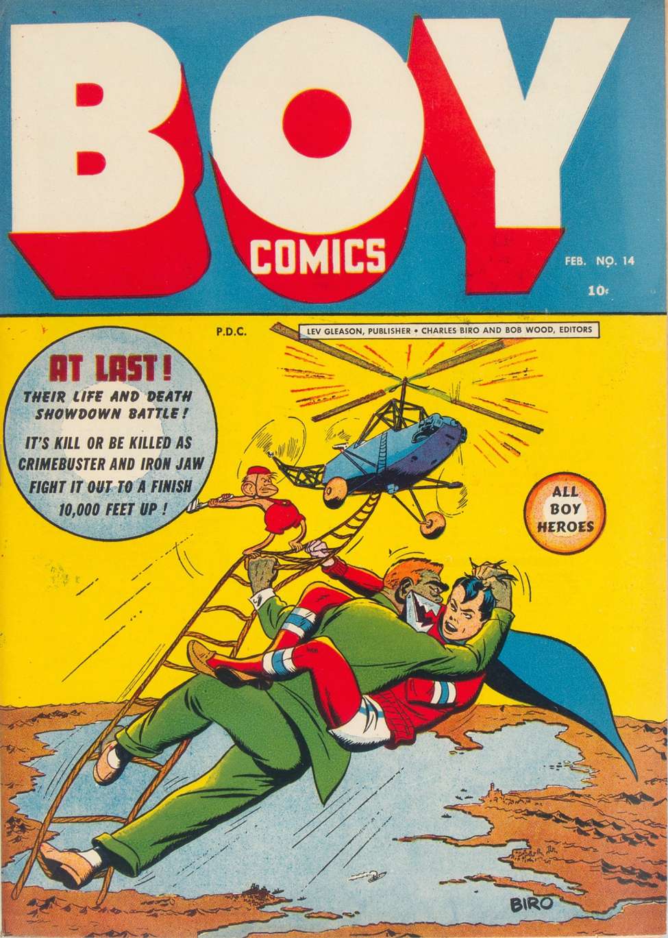 Comic Book Cover For Boy Comics 14