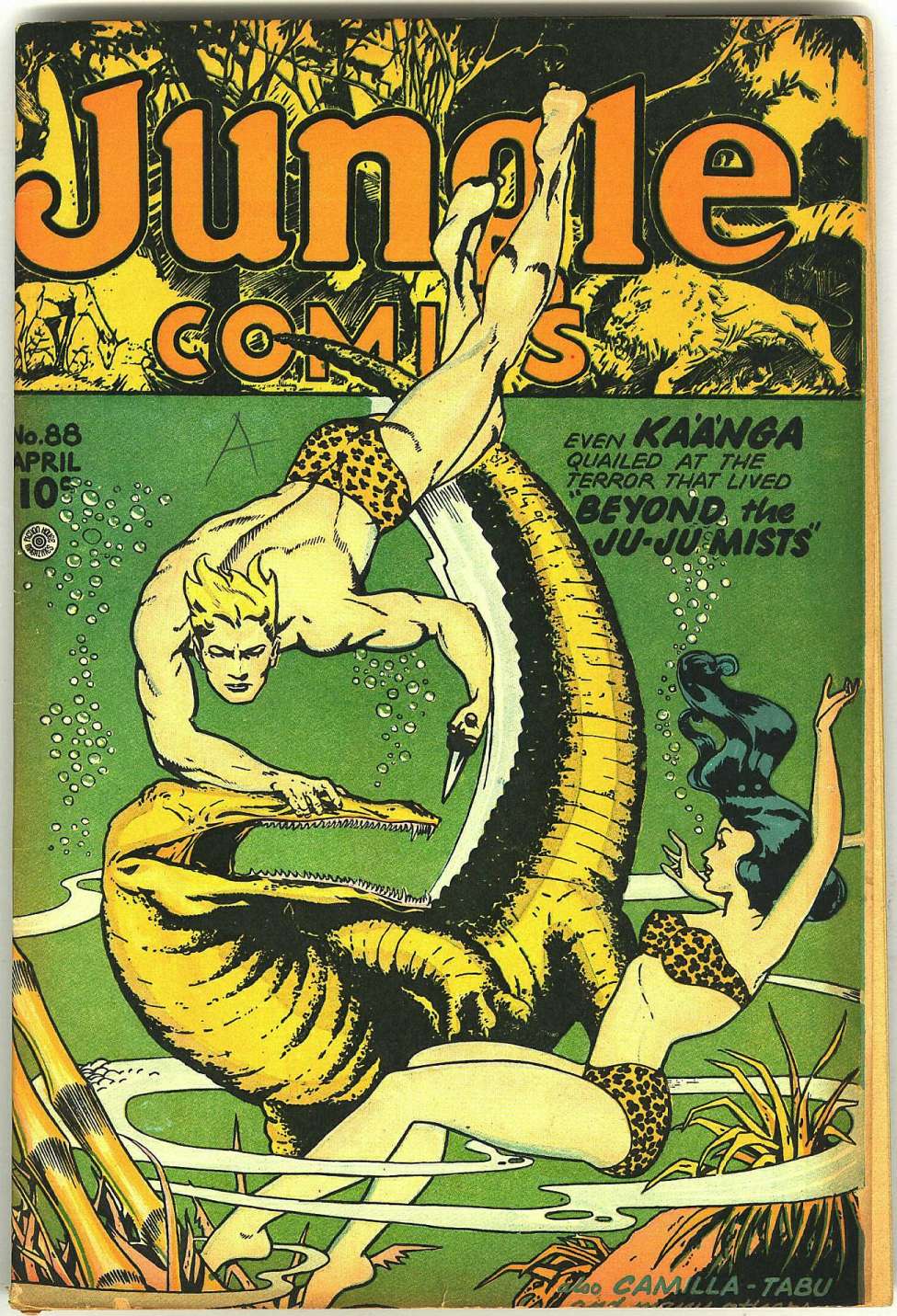 Comic Book Cover For Jungle Comics 88