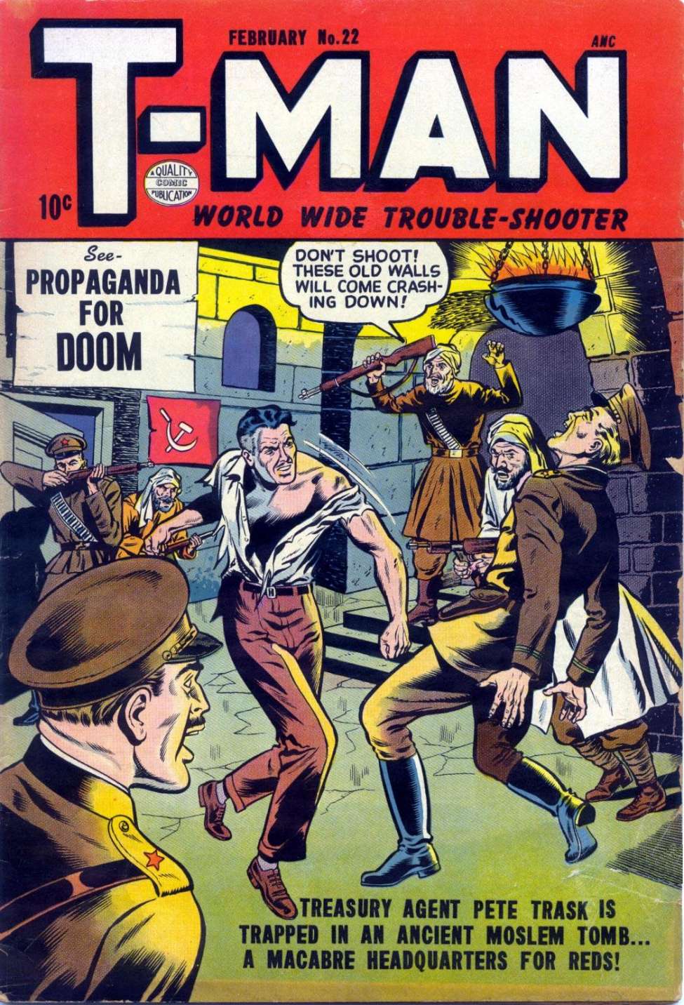 Comic Book Cover For T-Man 22