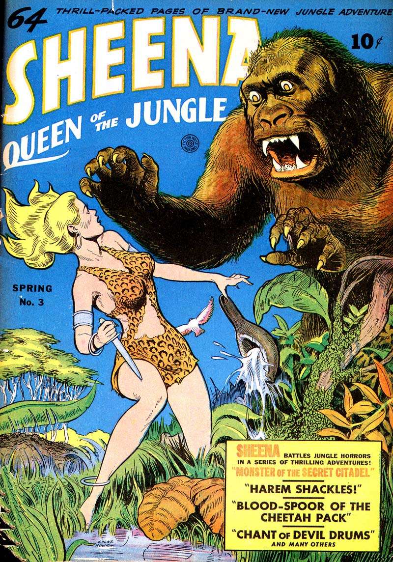 Book Cover For Sheena, Queen of the Jungle 3 - Version 1