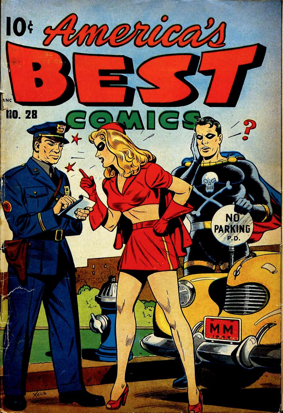 Comic Book Cover For America's Best Comics 28