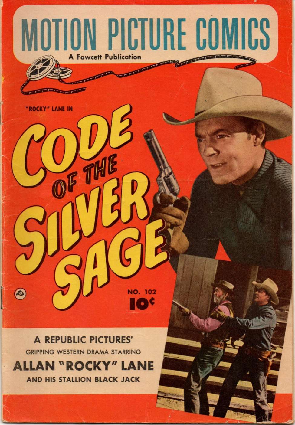 Book Cover For Motion Picture Comics 102 Code of the Silver Sage