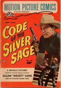 Large Thumbnail For Motion Picture Comics 102 Code of the Silver Sage
