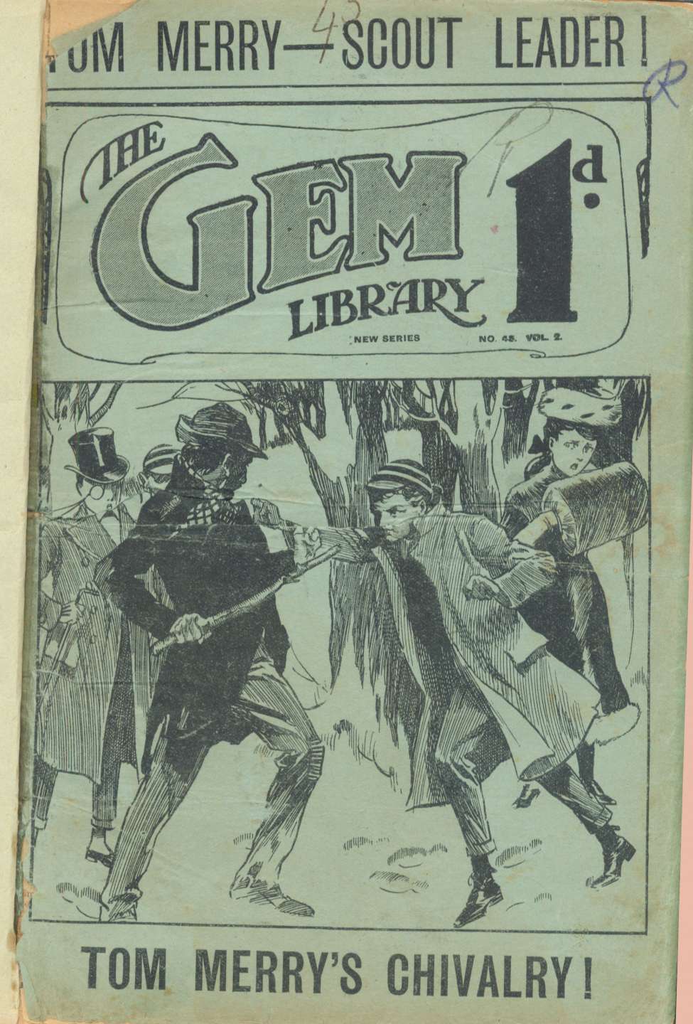Comic Book Cover For The Gem v2 45 - Tom Merry - Scout Leader