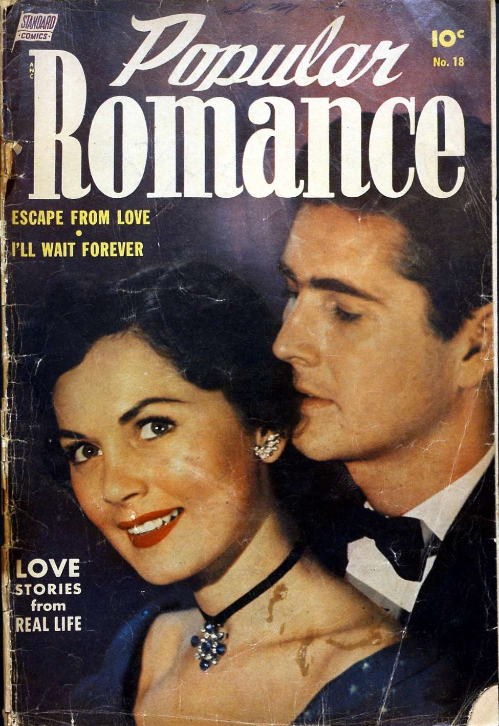 Comic Book Cover For Popular Romance 18