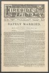 Cover For Fireside Library 87 - Safely Married