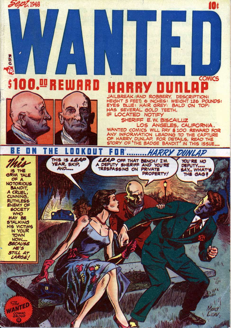 Comic Book Cover For Wanted Comics 15