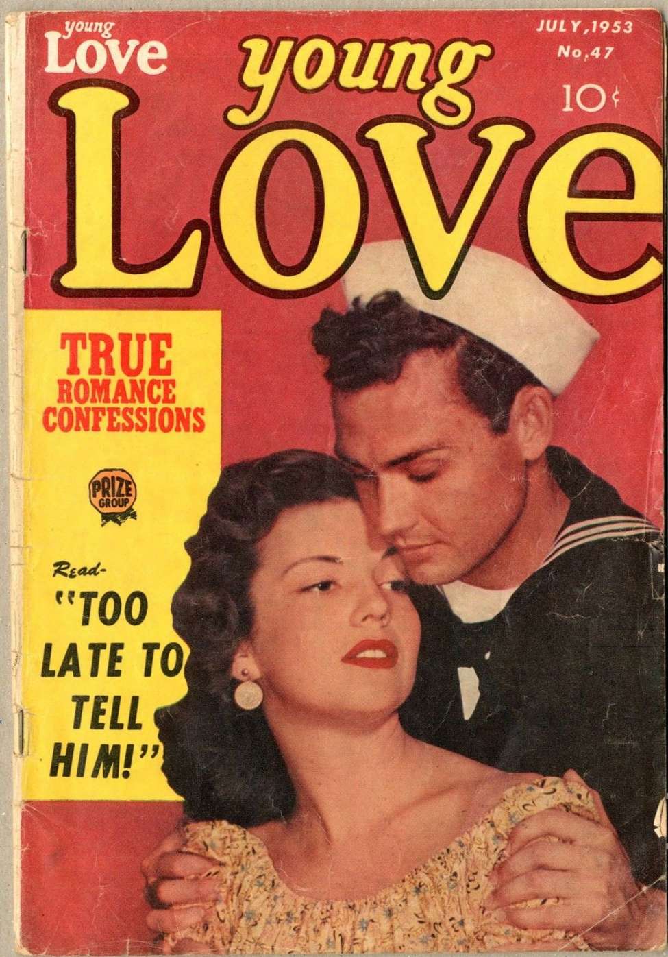 Comic Book Cover For Young Love 47