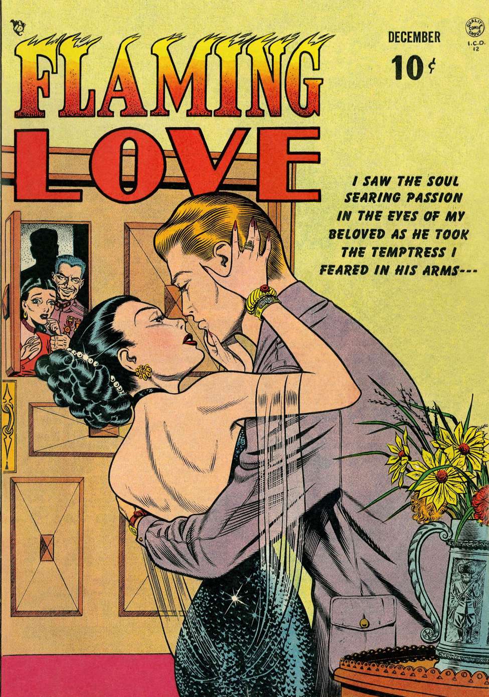 Comic Book Cover For Flaming Love 1