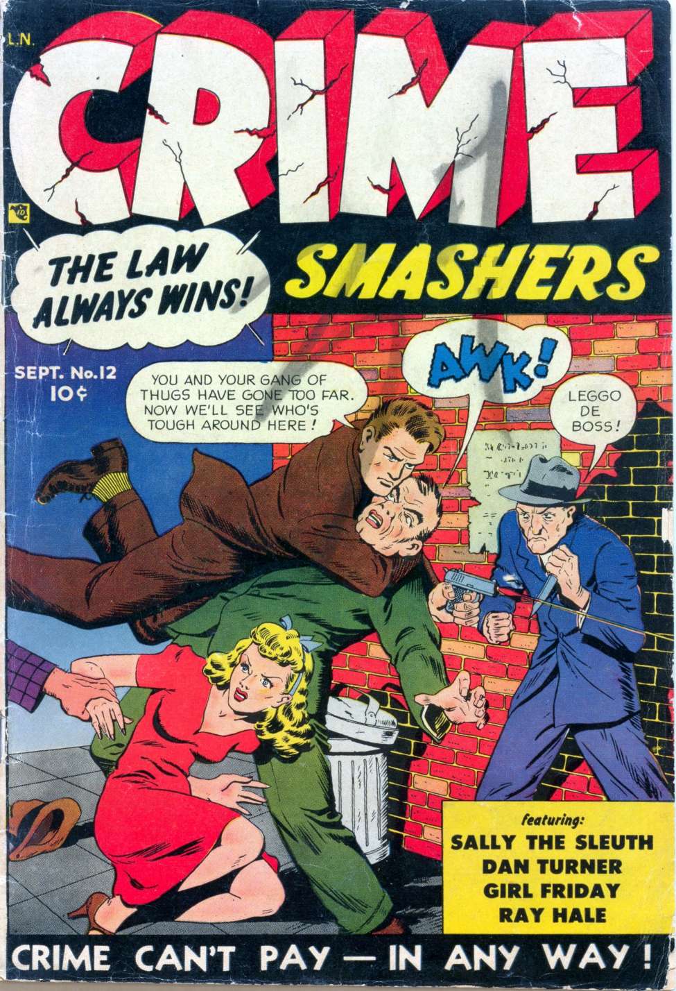 Comic Book Cover For Crime Smashers 12 (alt) - Version 2