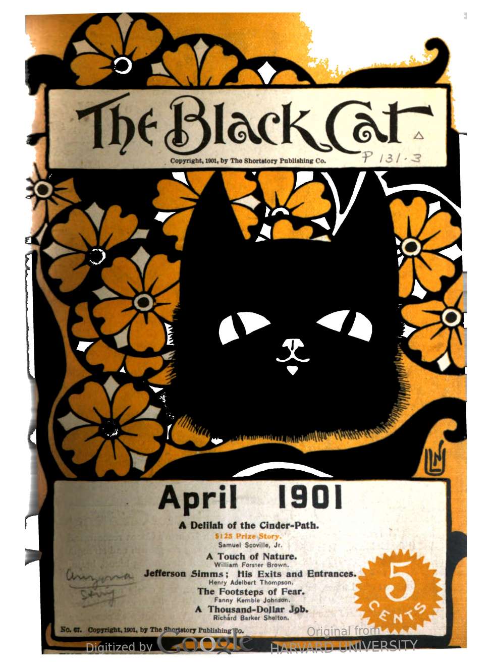 Book Cover For The Black Cat v6 7 - A Delilah of the Cinder-Path - Samuel Scoville, Jr