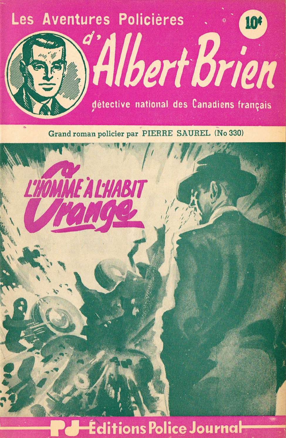 Comic Book Cover For Albert Brien v2 330 - L'homme à l'habit orange