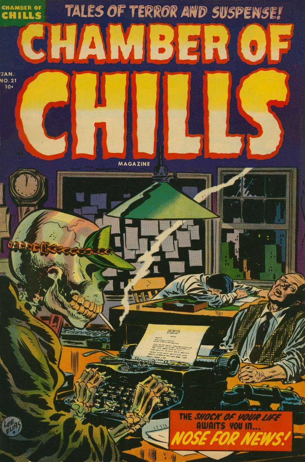 Comic Book Cover For Chamber of Chills 21