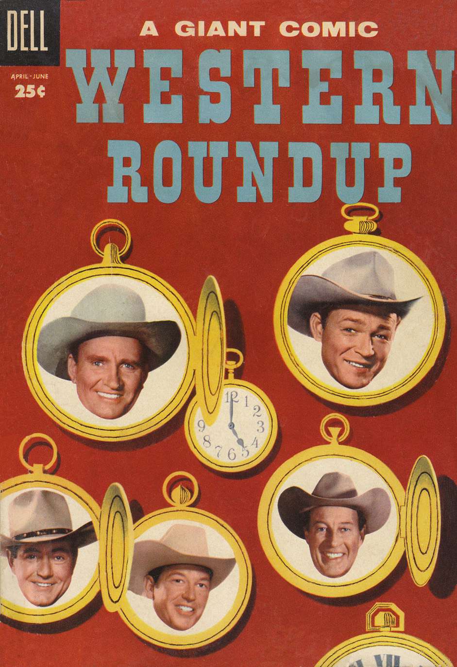 Comic Book Cover For Western Roundup 10