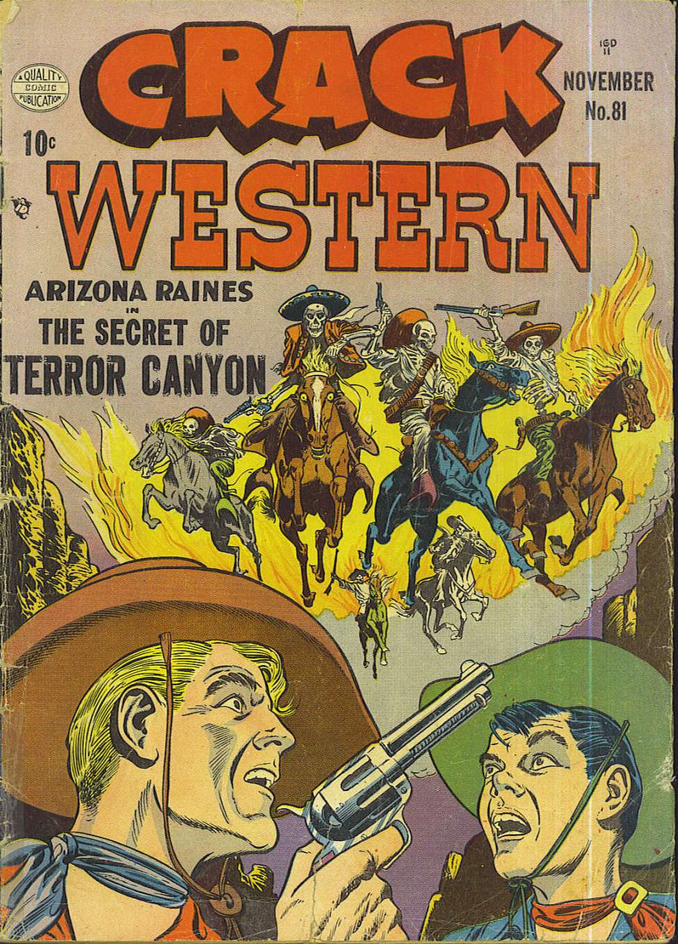 Comic Book Cover For Crack Western 81 - Version 1