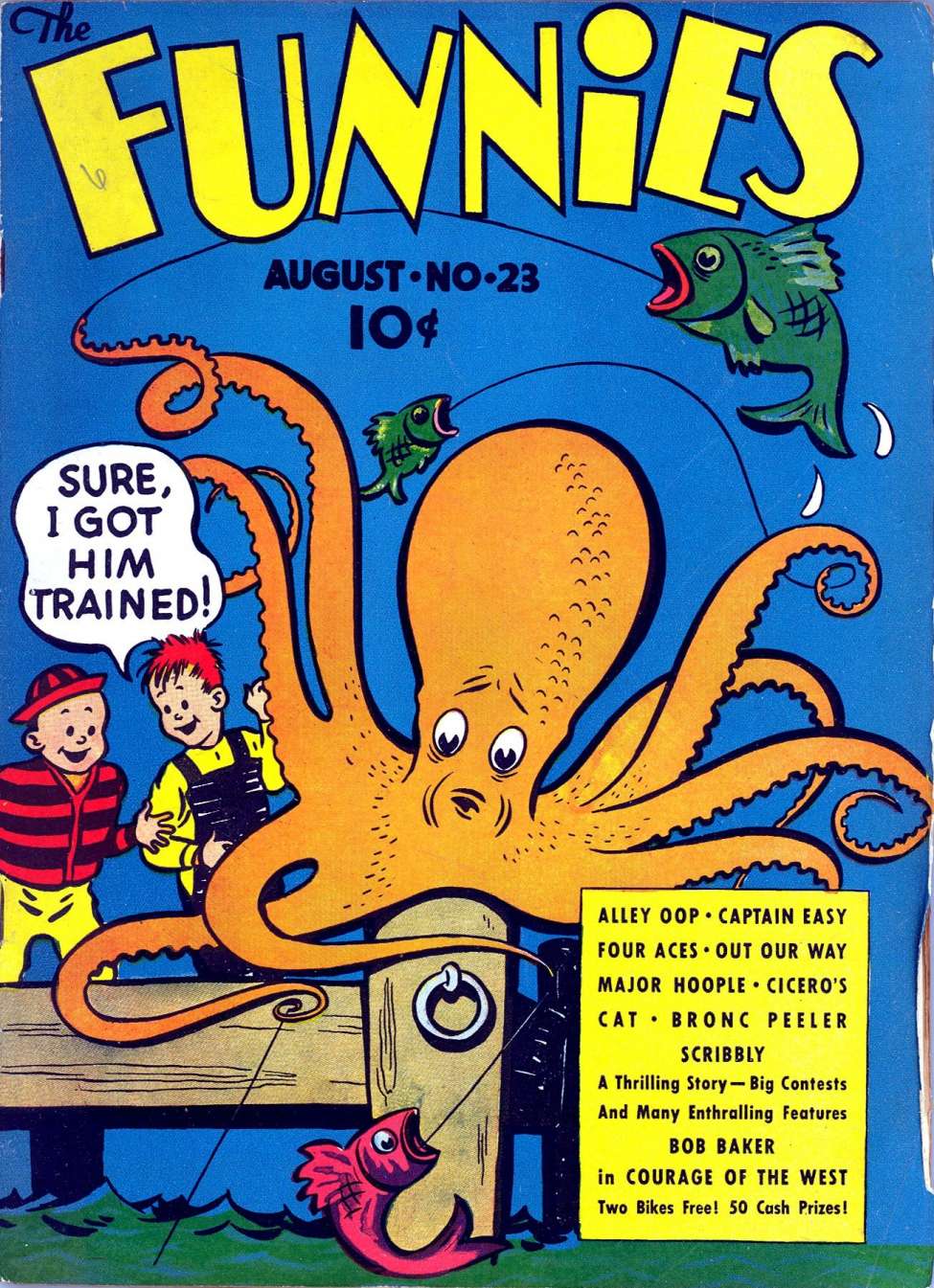 Comic Book Cover For The Funnies 23