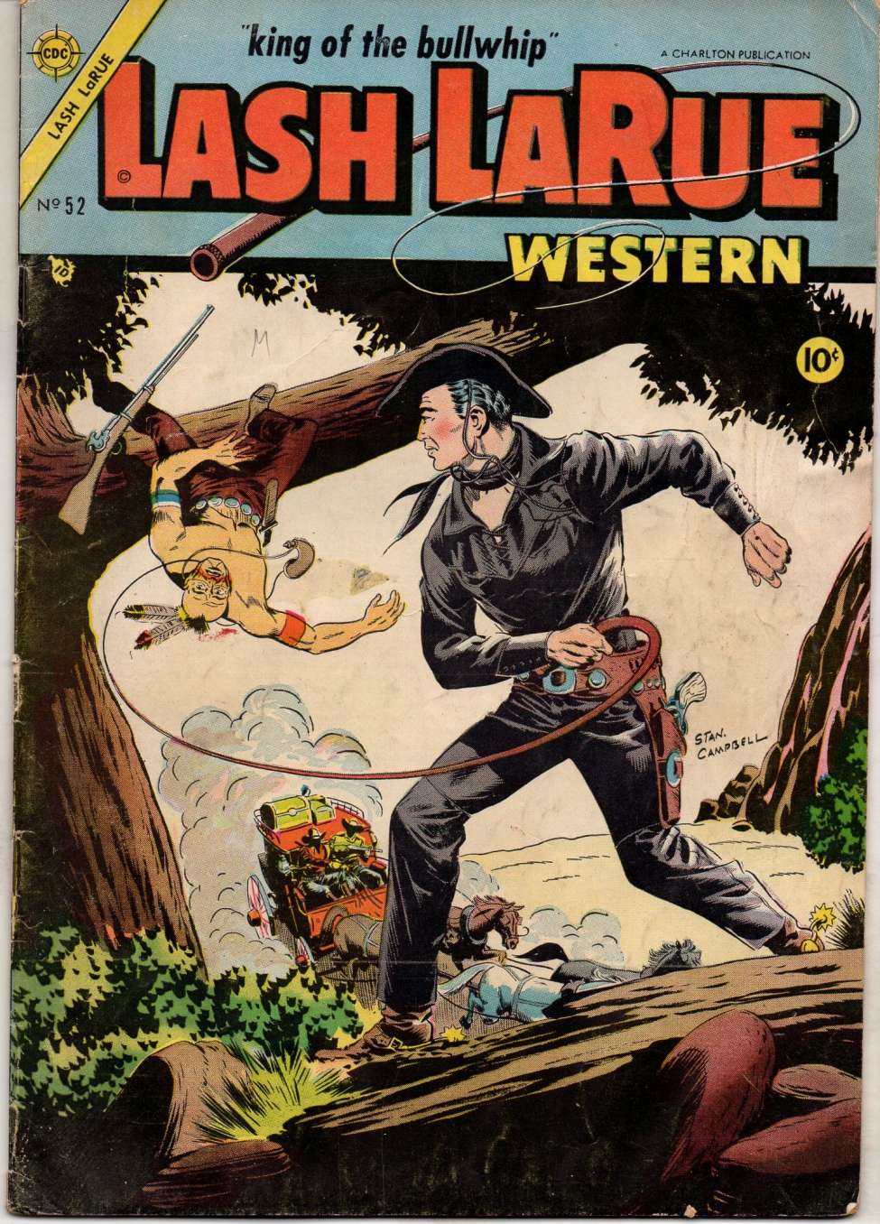 Comic Book Cover For Lash LaRue Western 52